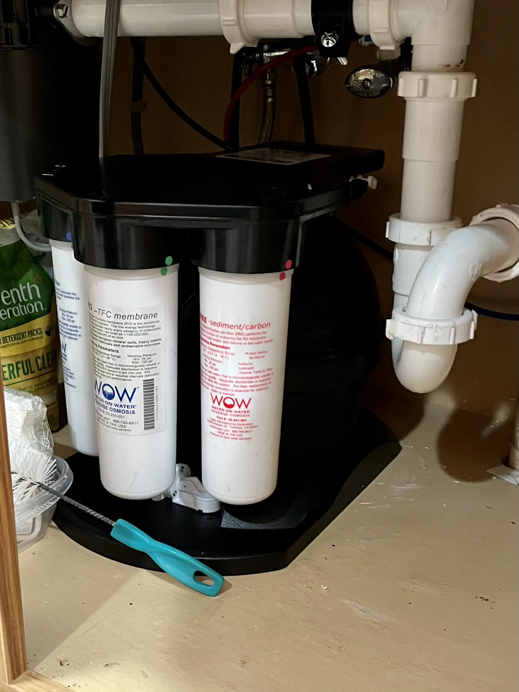 Under the Sink Reverse Osmosis Water Filter