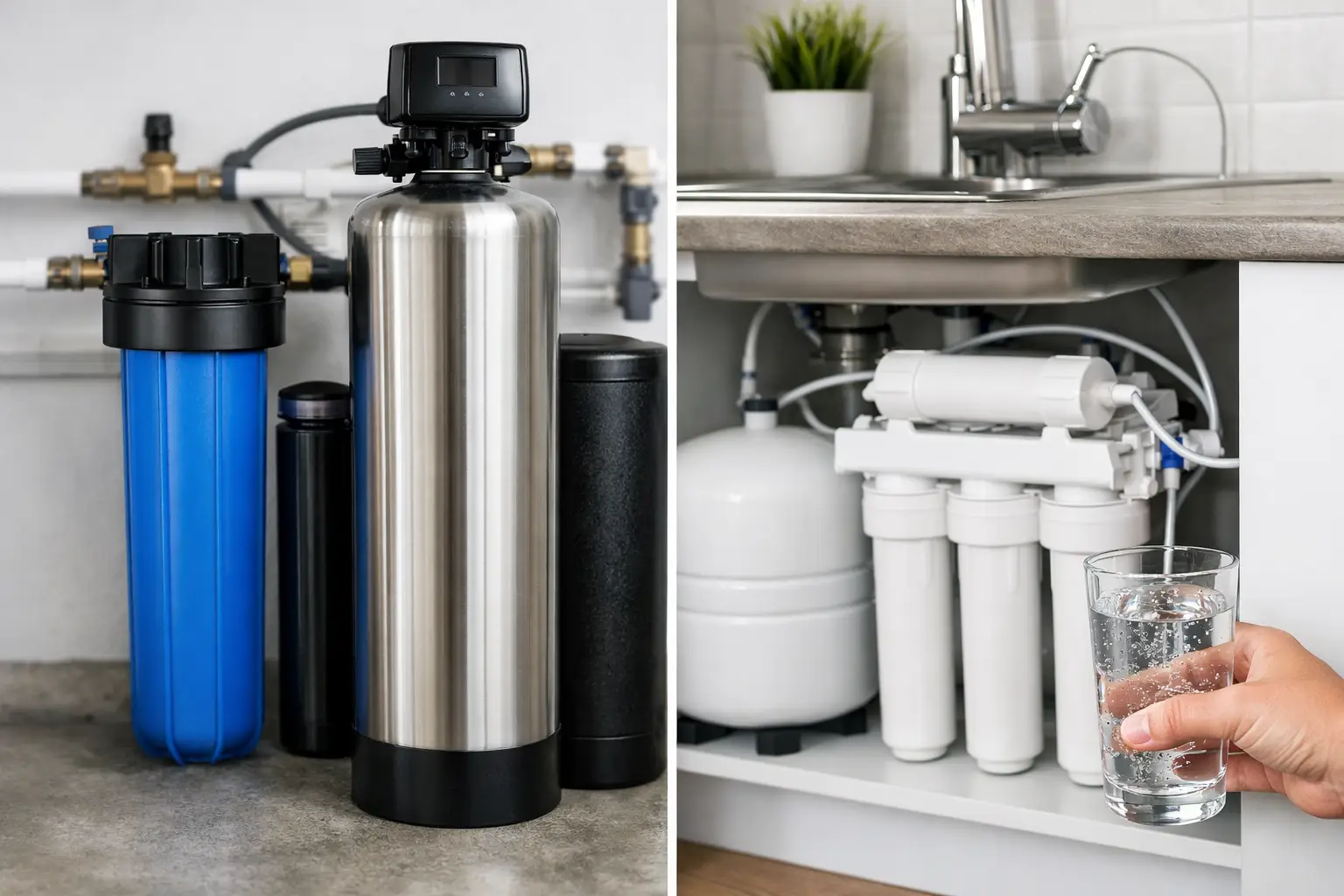 Whole House Filter vs Reverse Osmosis